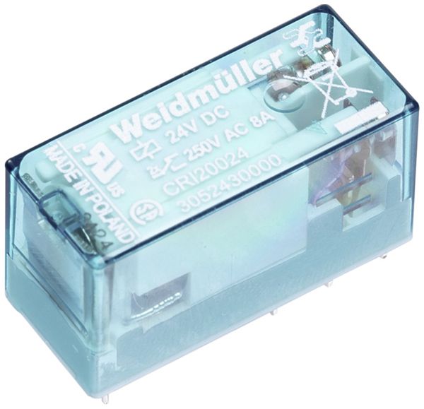 Relais WM CRI20024 2CO AgNi 19.2…26.4VDC 8A/250VAC