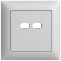 UP-Montageset Feller EDIZIOdue für Steckdose USB 18W 2×Typ C hellgrau