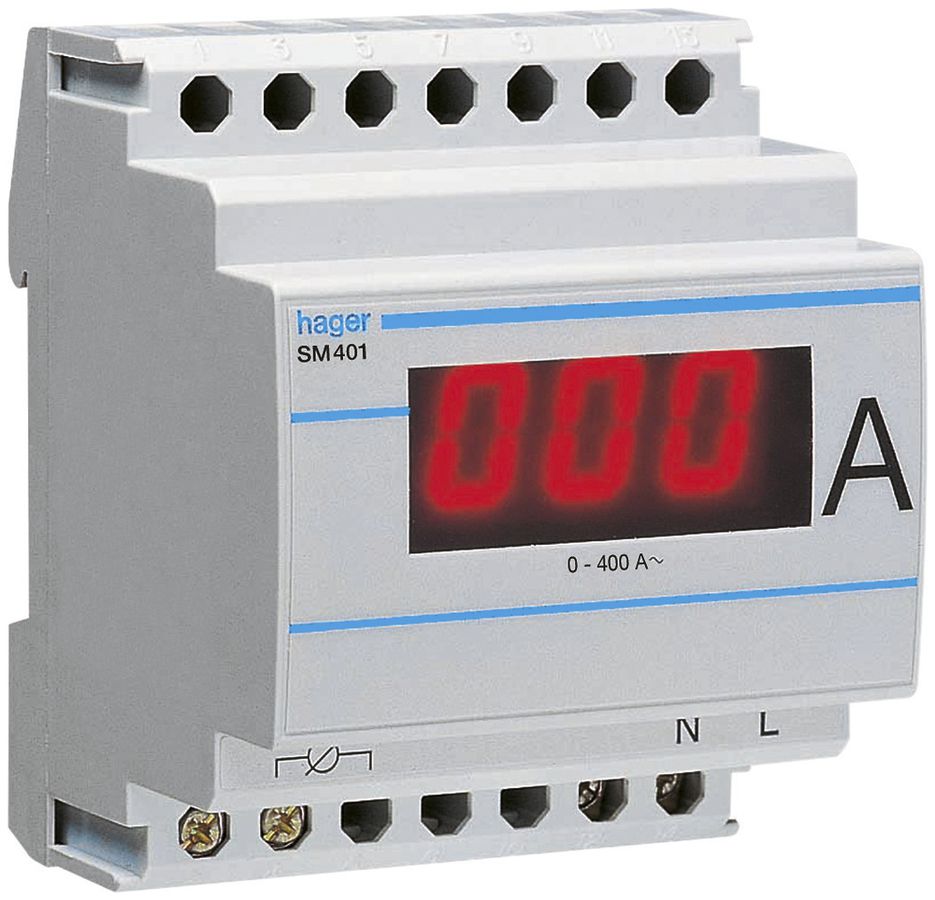 Amperometro INS Hager 0…400A, senza trasformatore