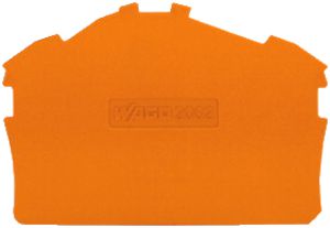 Paroi de fermeture/intermédiaire WAGO TOPJOB S 0.8mm orange