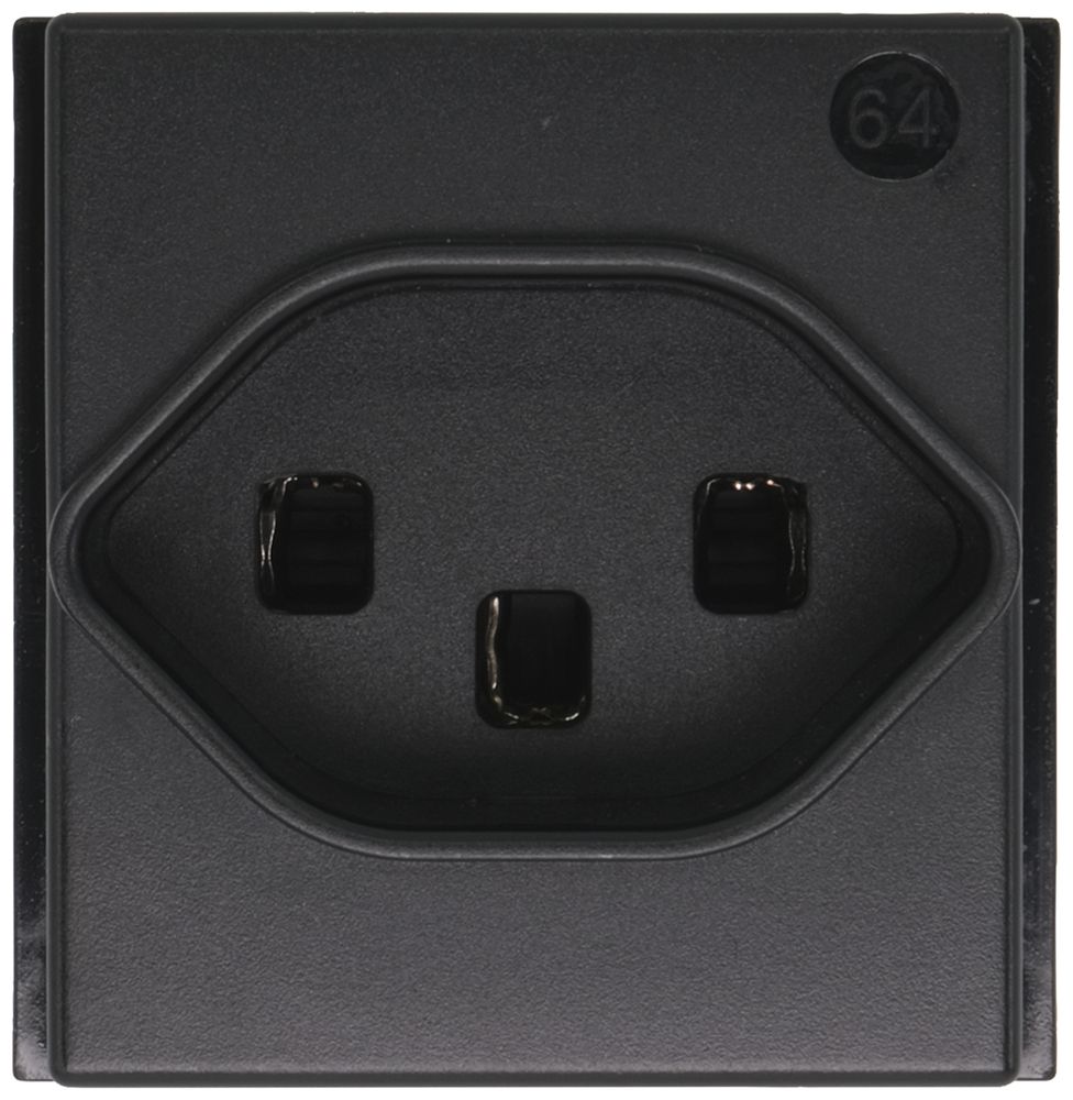 Steckdose Living Now Typ 23 2 Module schwarz