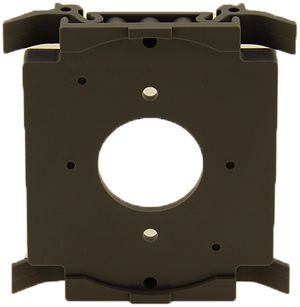 Befestigunsplatte MOP-SNAP 74×80mm grau