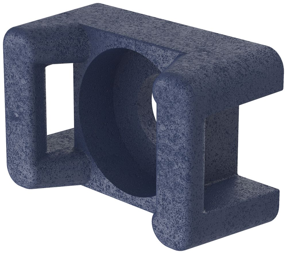 Socle à visser Panduit TM2S8-C186 p.collier 16×10.7×7mm M4 en polypropylène blf