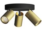 Spot Philips Idris GU10 3×5W IP44 222×196mm nero/ottone