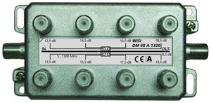 F-Abzweiger WISI DM68A 1320 8-fach 13…20dB 5…1300MHz