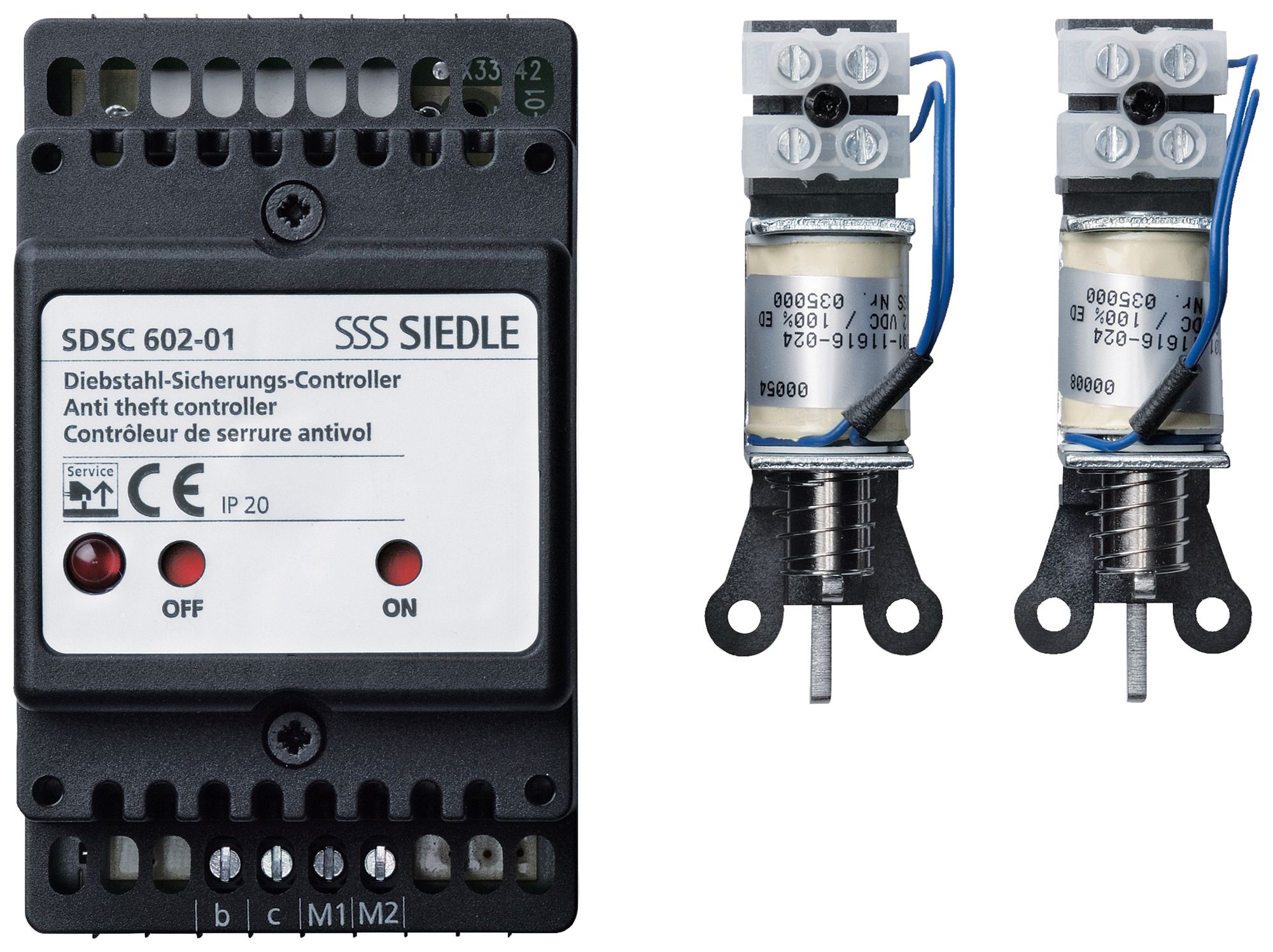 EB-Diebstahlschutz-Set Siedle Classic 53.5×89×60mm
