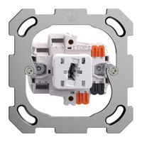 Einsatz Leuchtdruckschalter FH 3/1L LS, LED blau beleuchtet