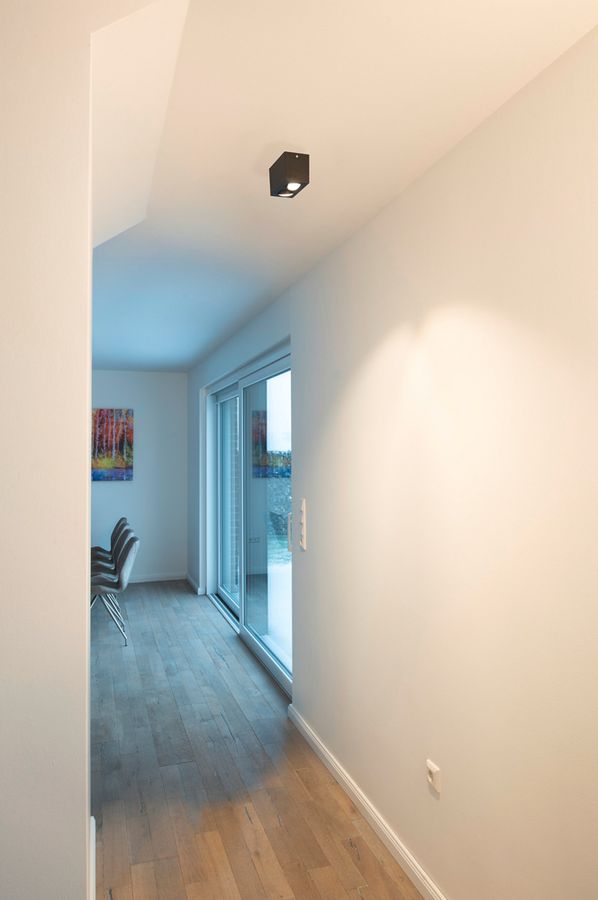 LED-Deckenleuchte SLV TRILEDO DOUBLE CL 16W 1100lm 3000K 38° 163×85×95mm schwarz