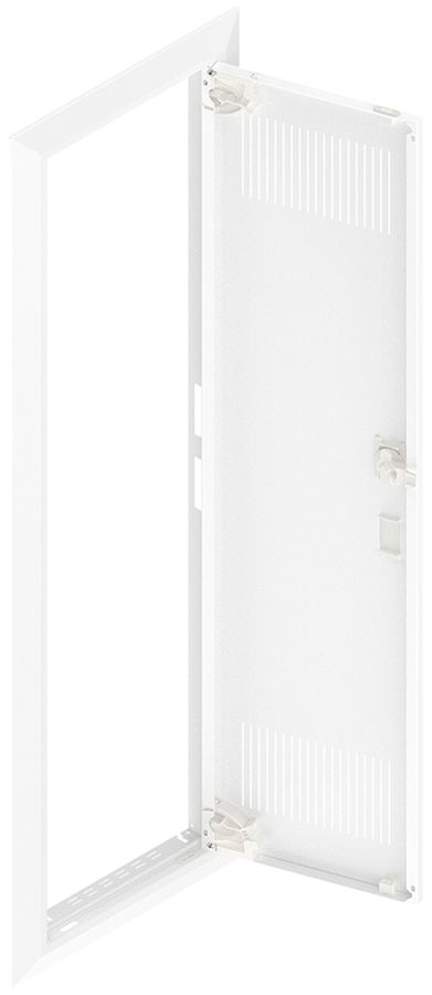 Porta con fesura e cornice SE Pragma bianco per 1parte/7file