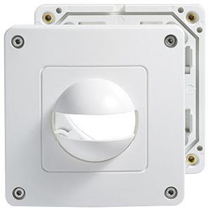 Abdeckung ESYLUX IP44 für PD 180/MD 180, weiss