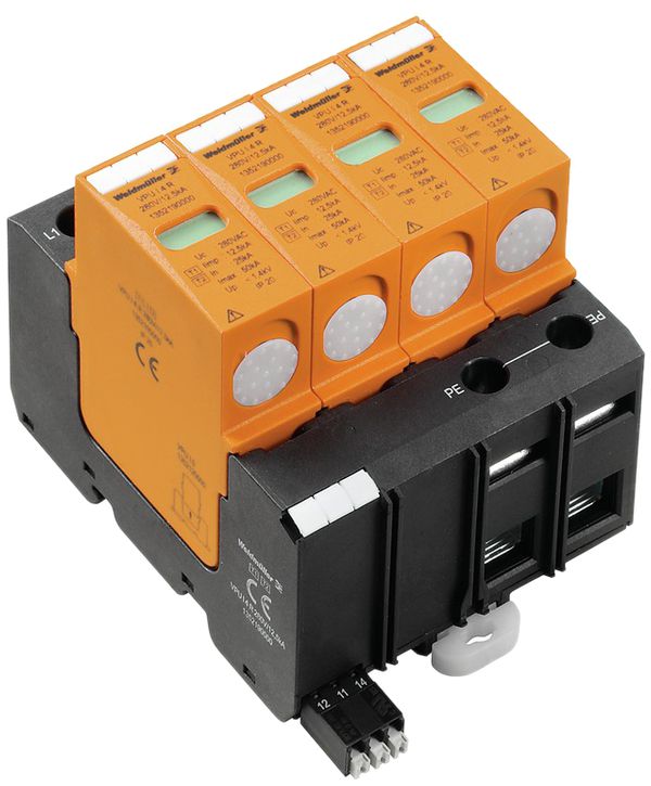 Parasurtension Weidmüller VPU I 4 R 280V/12.5KA