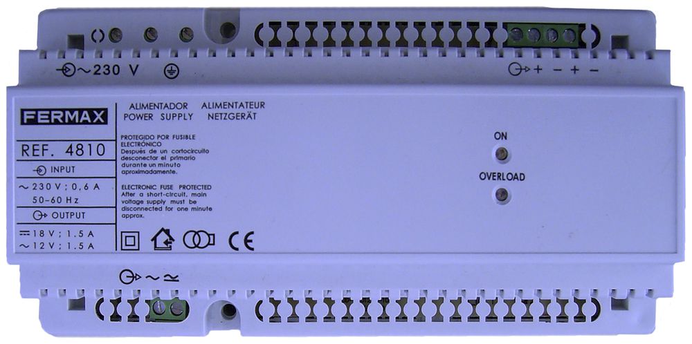 REG-Netzgerät 18VDC/1.5A -12VAC/1.5A DIN6 VDS