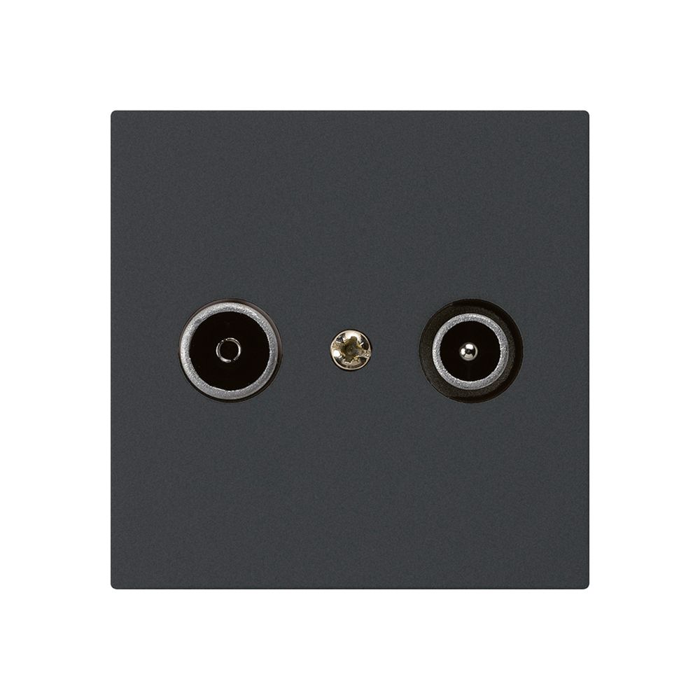 Prise de passage ENC kallysto R/TV 14dB noir