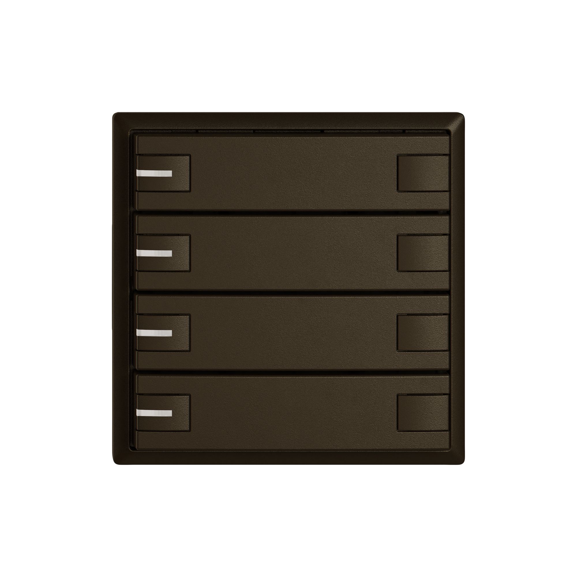 Universaltaster EDIZIO.liv UNI SNAPFIX® m.LED RGB 4× 2-Tbed.br