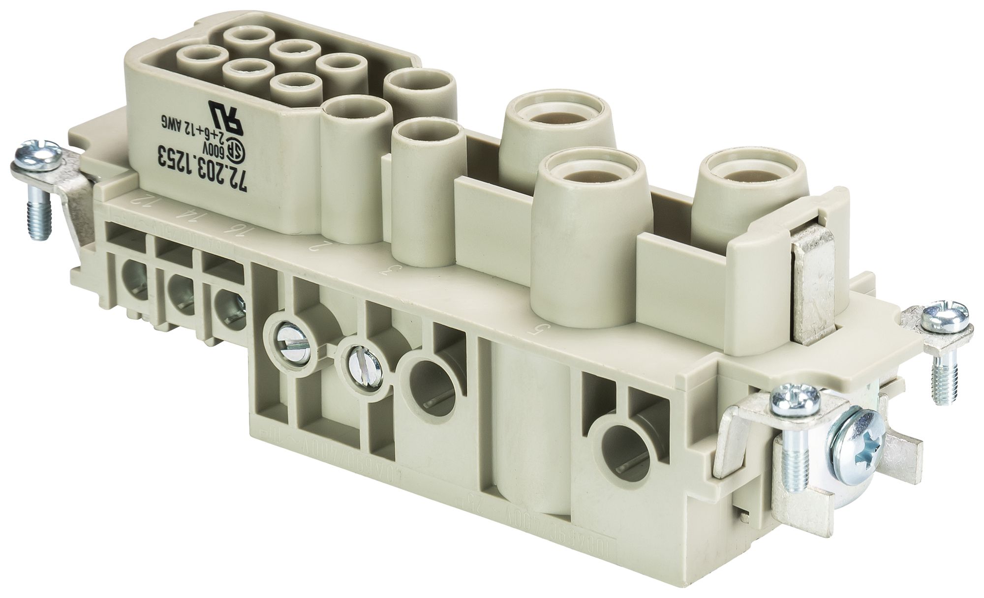 Insert douille WielandElectric revos POW BUS 3/3/6 HEA CA AG 3 100A 690V 1…25mm²