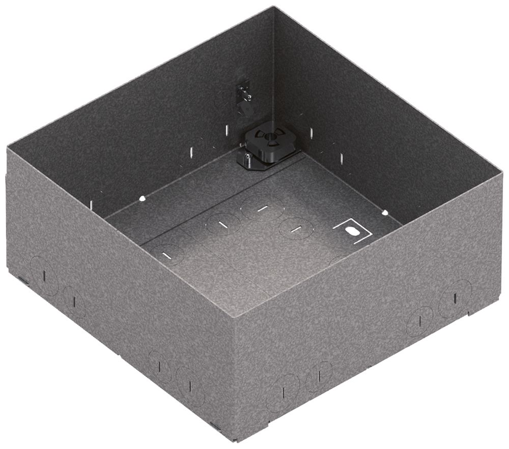 Boîte de sol Hager pour cassette en acier inoxydable Q12