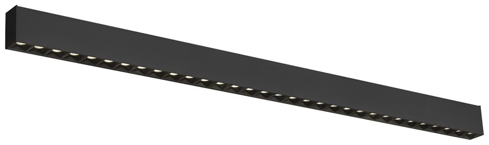 LED-Deckenleuchte SLV GLENOS PRO 30W 3900lm 4000K DALI 1290×53mm schwarz