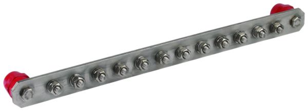 Potentialausgleichsschiene DEHN/elvatec 12×M10×25mm V2A