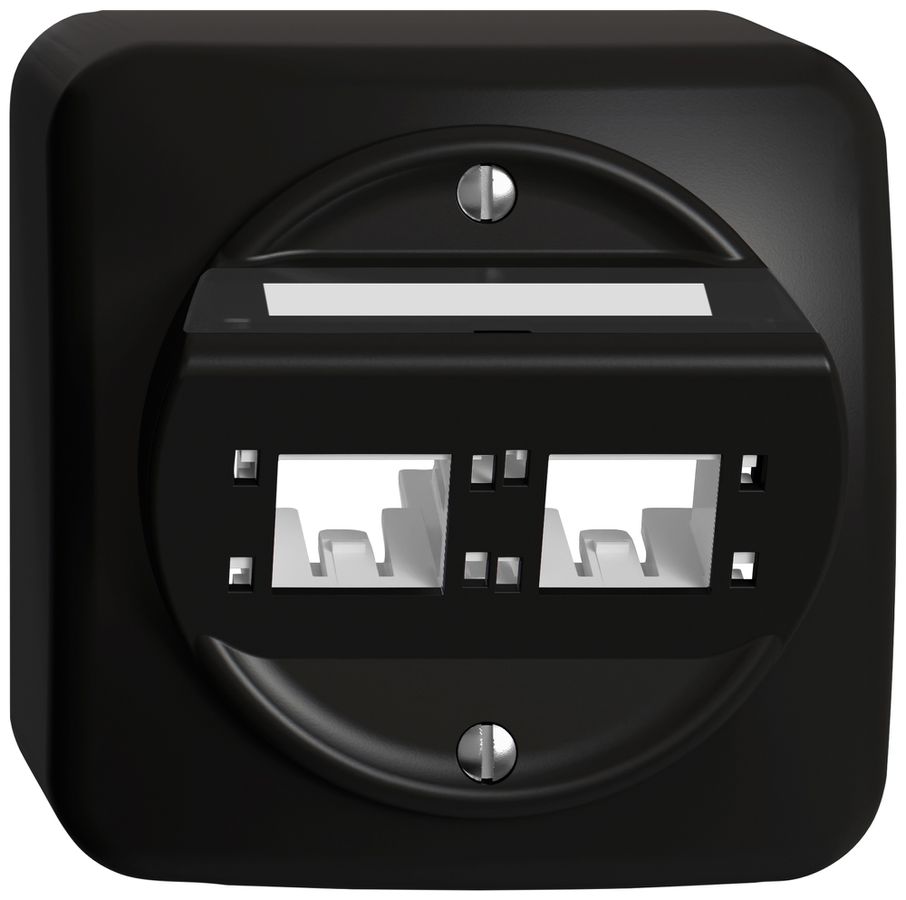 Kit di montaggio AP STANDARDdue SNAPFIX® freenet cat.6A adattatore 2× ne