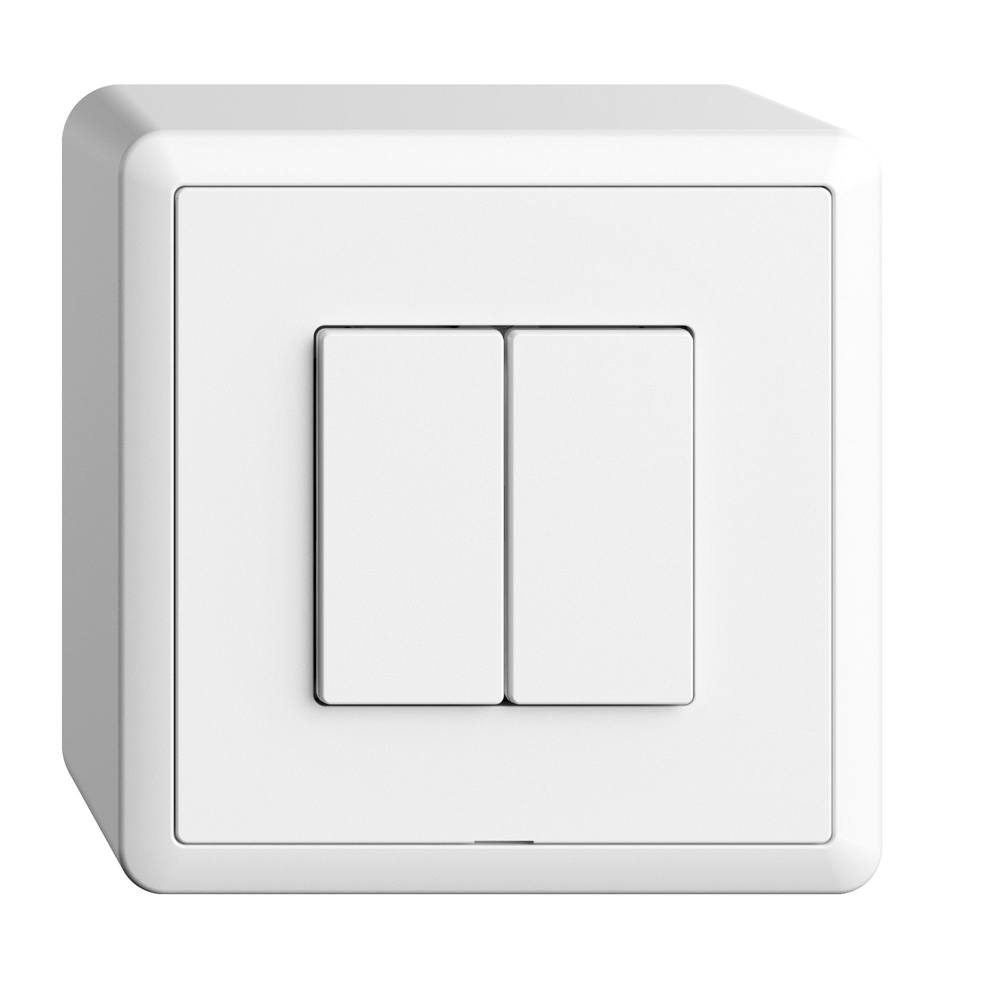 Station secondaire pour interrupteur AP 2c/2t WLAN Edue Wiser blanc