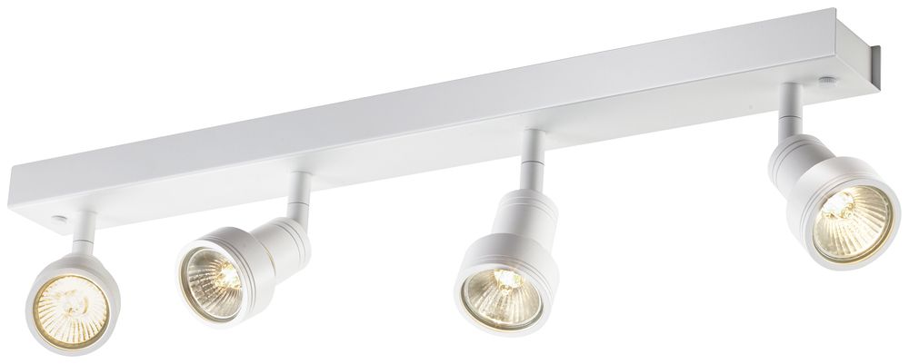 Plafonnier/applique SLV PURI QUAD CW GU10 4×50W 560×56×86mm blanc