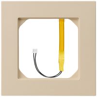 Abdeckrahmen kallysto.pro 1×1 beige für Eckbeleuchtung gelb