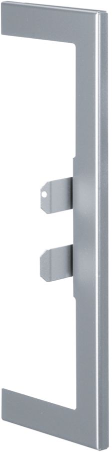 Abschlussblende Hager BRA 65210 alu