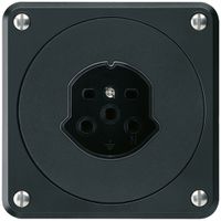 Prise ENC HA robusto type 15 avec bornes enfichables noir