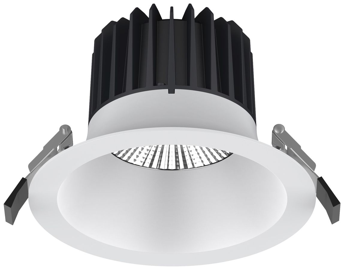 Spot LED INC maxLUCE ATMO 150 18W 1860lm 3000…4000K IP44 Ø150mm blanc