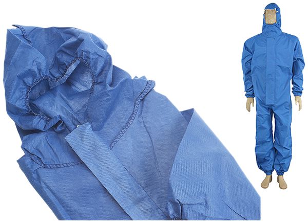 Einweg-Anzug Gr.XL Kat.3 Typ 5+6, CE0120, blau