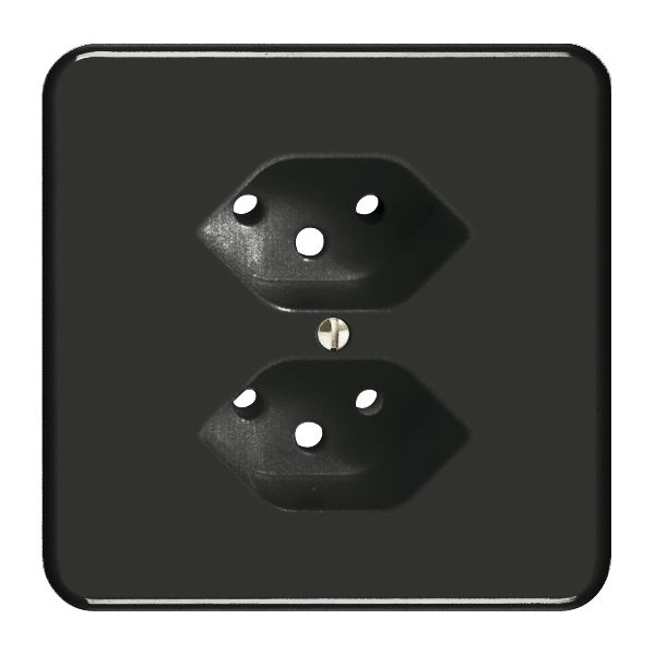 Frontset FH zu Steckdose 2×T13 schwarz