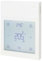 Apparecchio di comando KNX AP Siemens QMX6.P44 touch screen temp/ur bianco