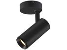 Spot LED SLV NUMINOS SPOT S DALI 11W 985lm 2700K 36° Ø65×162mm nero