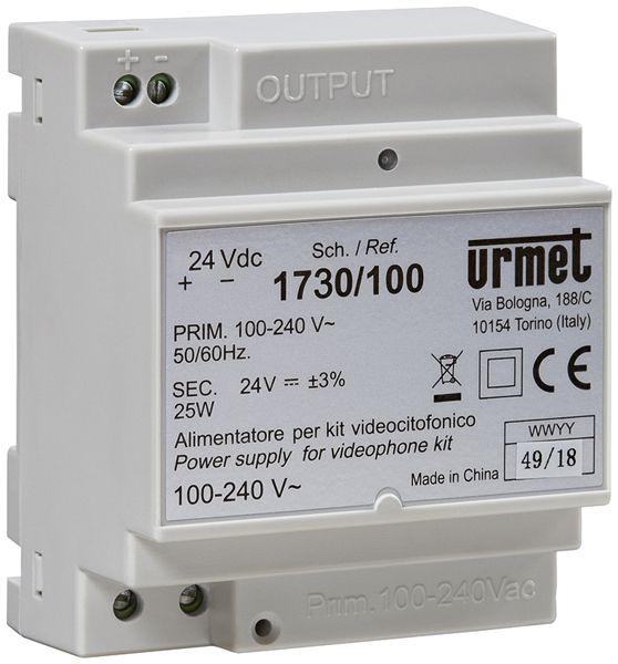 REG-Netzgerät Urmet Zusatz 230VAC/24VDC 1TE