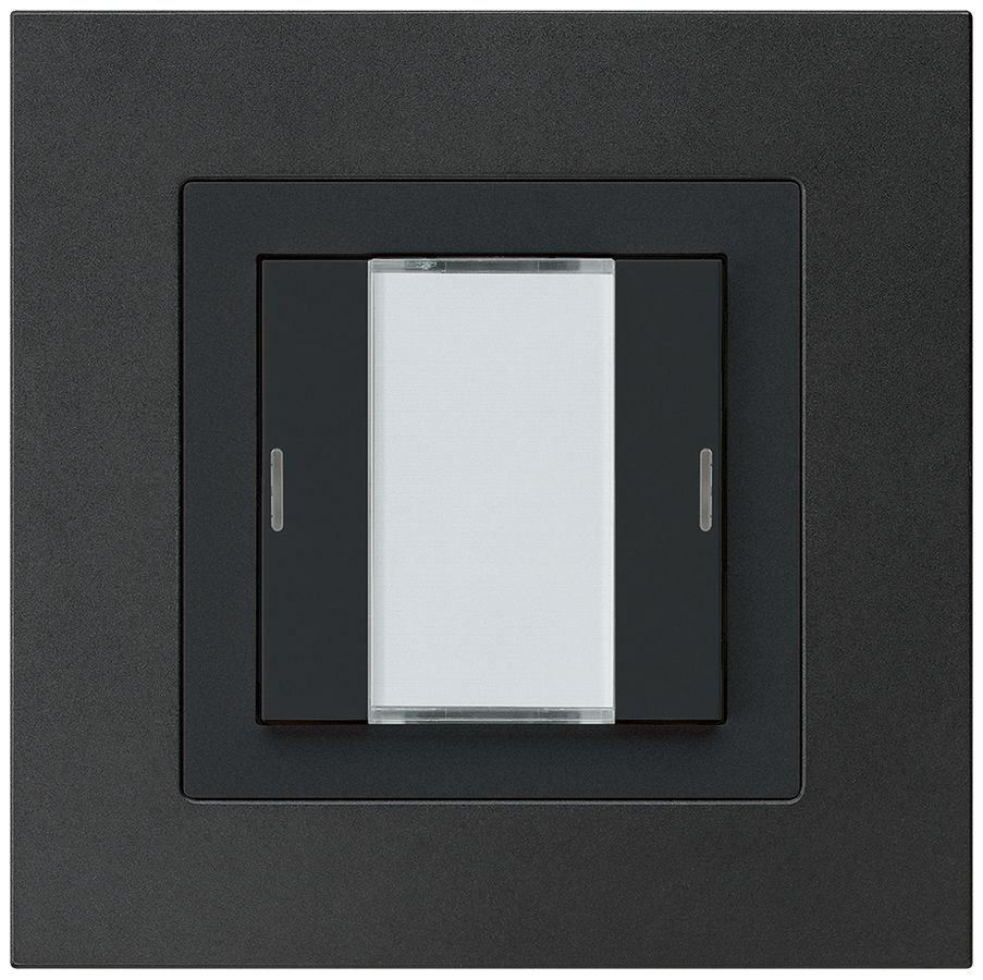 Poussoir ENC kallysto.pro KNX 2×LED RGB s/e-link noir