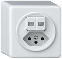 AP-Kombination origin Sch 3+AR + 1×Typ 13 2×beleuchtet weiss