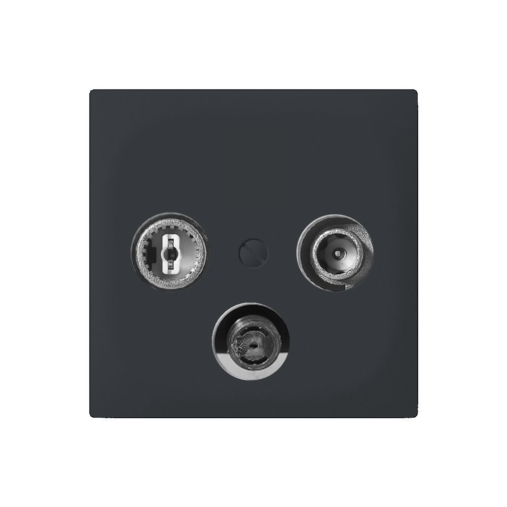 UP-Antennendose SIDUS E TV-R-SAT anthrazit