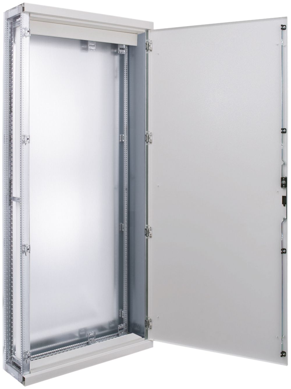 Schaltschrank Hager weber.mes C mit Al-Türe 850×2000×350mm hellgrau