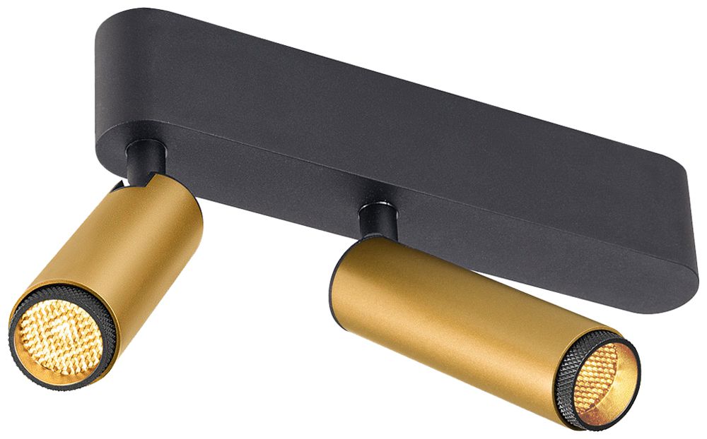 Spot LED SLV GRIP SPOT S 21W 1300lm 3000K MB REG 200×101×84mm nero/oro