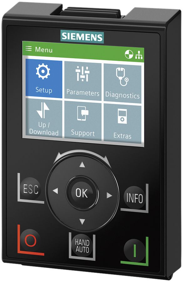 Unità di comando Siemens IOP-2 Intelligent Operator Panel per SINAMICS G1