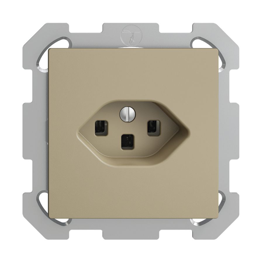 UP-Steckdose EDIZIOdue T23 16A sand, mit Steckklemmen