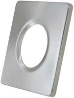 Zierring DOTLUX für MULTISCREW eckig Edelstahl gebürstet