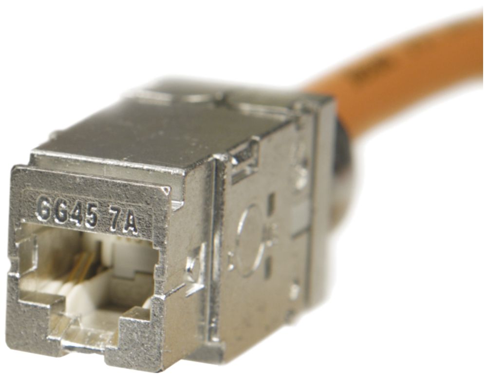 Buchse LANmark Kat.7 Keystone GG45 auf RJ45