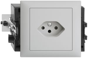 Prise INC EDIZIOdue T13 gris clair, 49…69mm