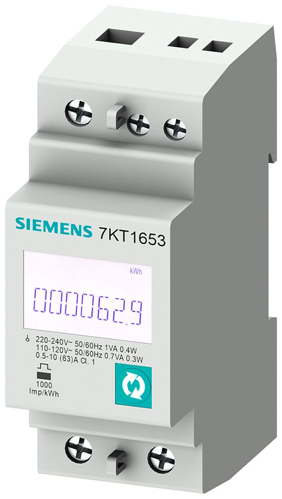 REG-Energiemessgerät Siemens SENTRON PAC1600 1×63A S0 MID