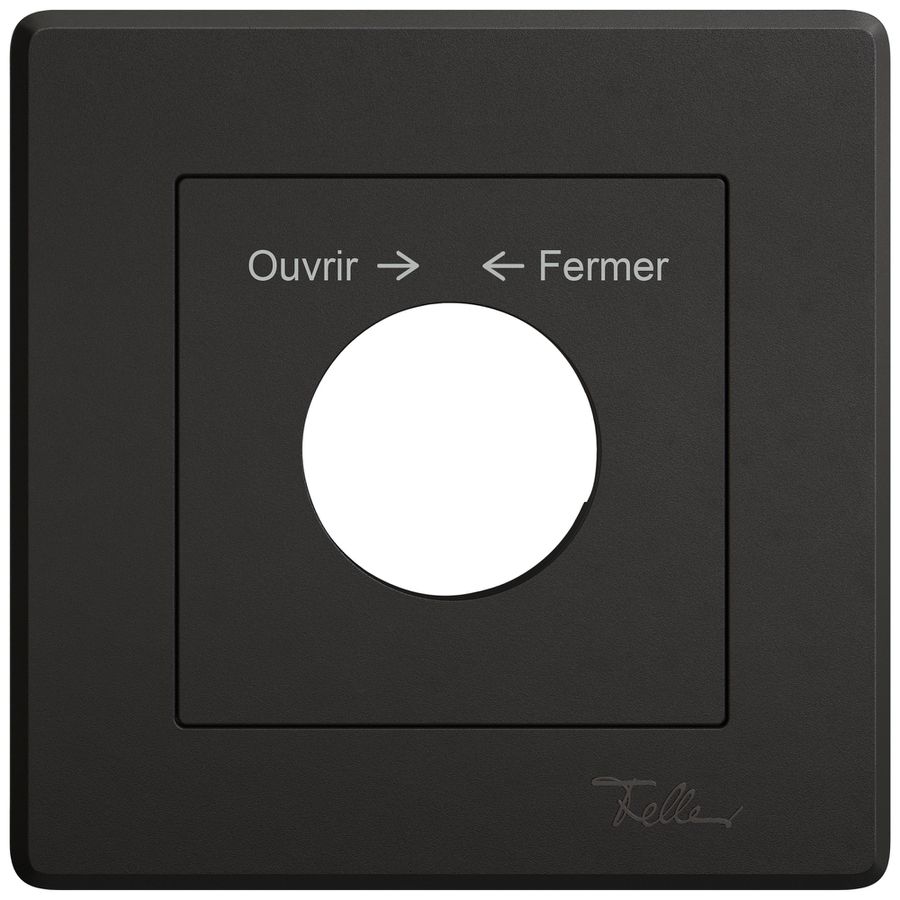 UP-Montageset EDIZIO.liv SNAPFIX® f.Schwenktaster m.Schloss Ouvrir → ← Fermer sz