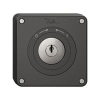 Contact pivotant NUPU NEVO, avec serrure&2 clés, KS, 0<->1, noir