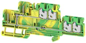 Borne de terre joignable WM SPGTB 2.5 2T PE 6C/2×2.5mm² 3×2 DIN35 vt-jn