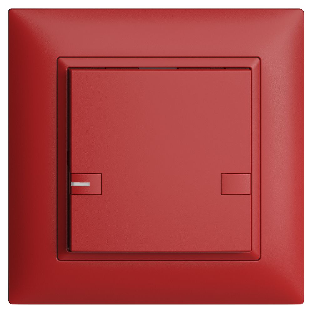 Poussoir KNX RGB ENC EDUE FMI, 250mW, a.LED RGB, 1×poussoir, comm.2×touches, ber