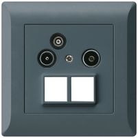 UP-Antennendose R/TV-Daten kallysto.line HMS 2GHz 11db anthrazit